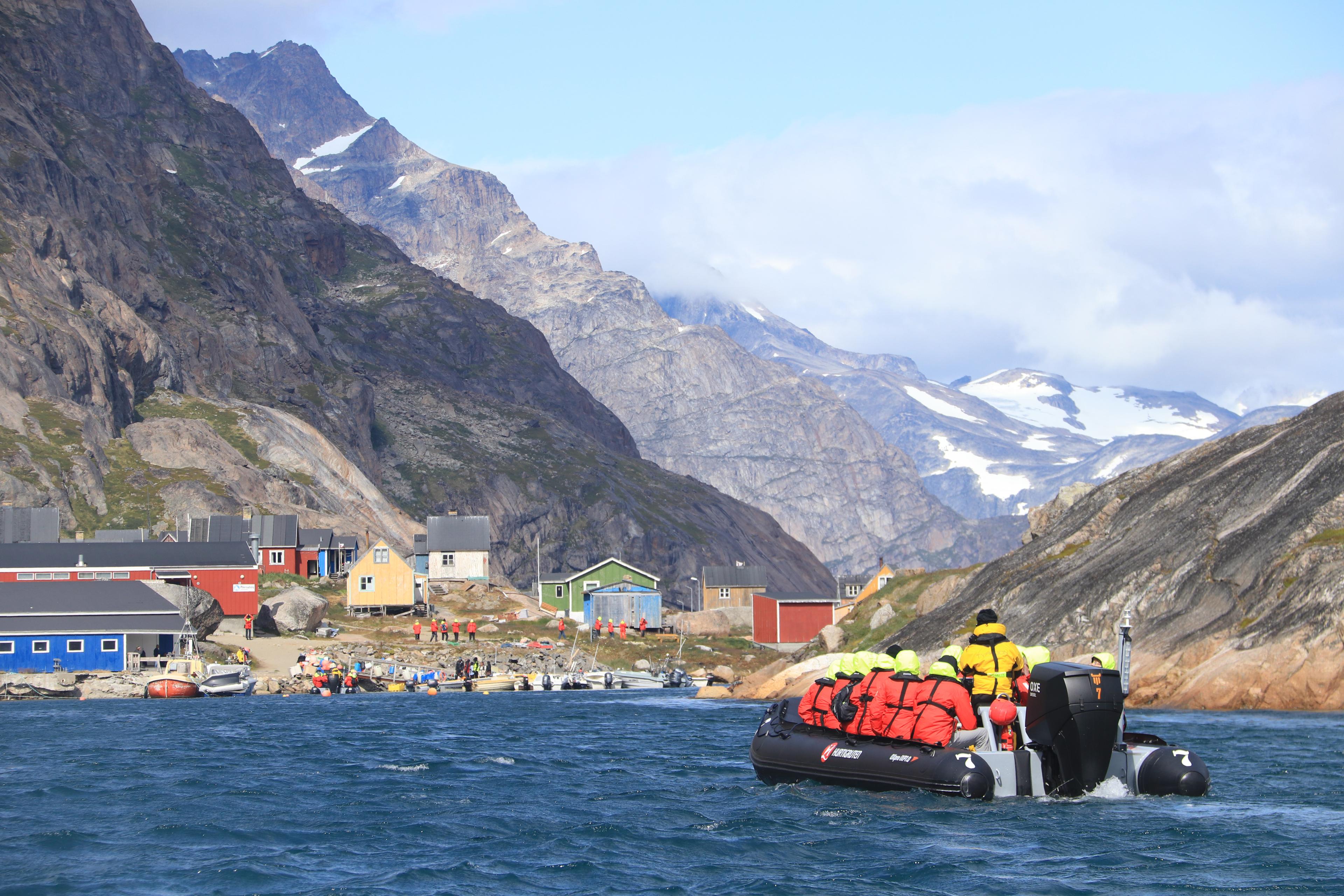 Greenland and Iceland - background banner