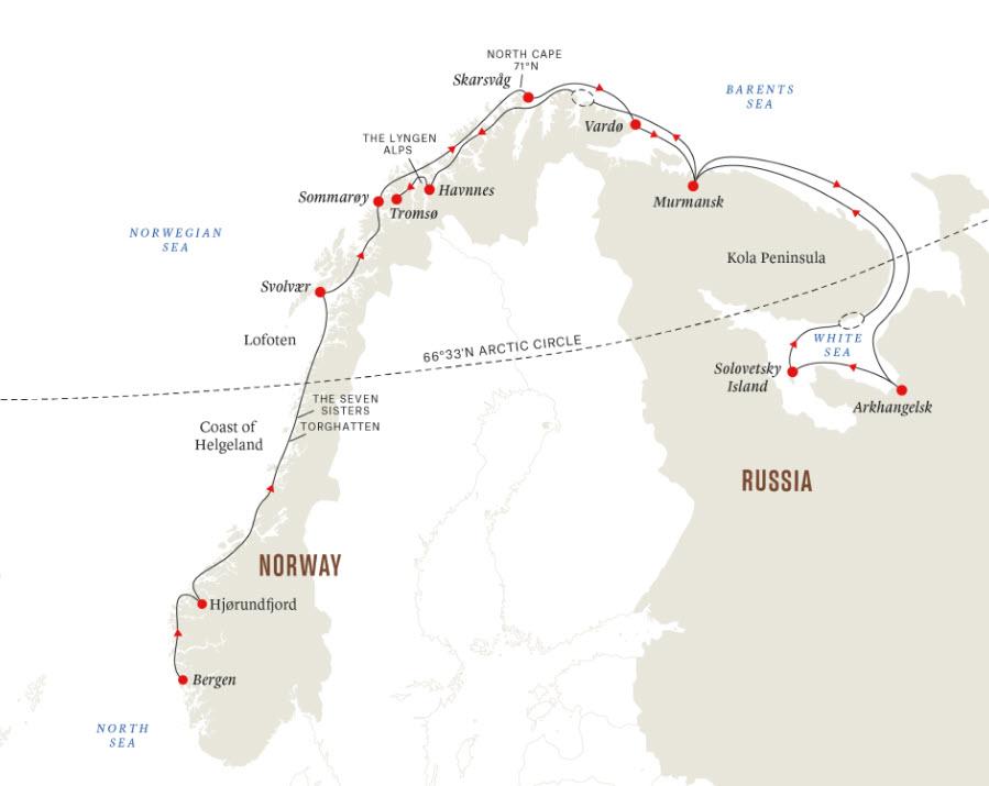 Hurtigruten Expeditions Adds Russia as a Cruise Destination background